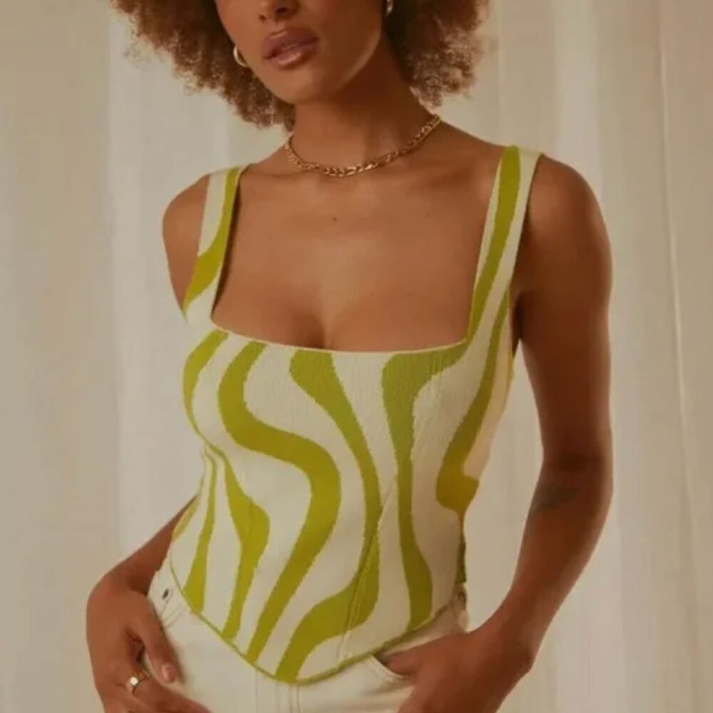 Peppermayo Knit Corset Top